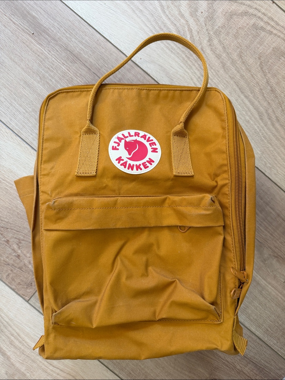 Fjallraven Kanken Backpack in Mustard Yellow